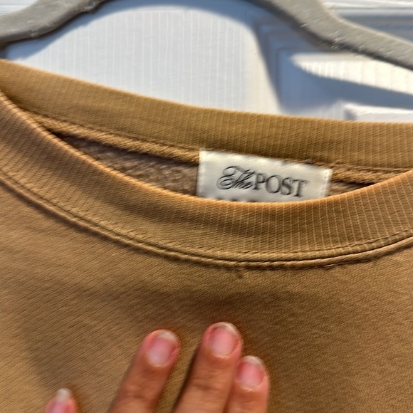 The Post Postie Signature Tan Oversized Logo Sweatshirt XL - Picture 5 of 8